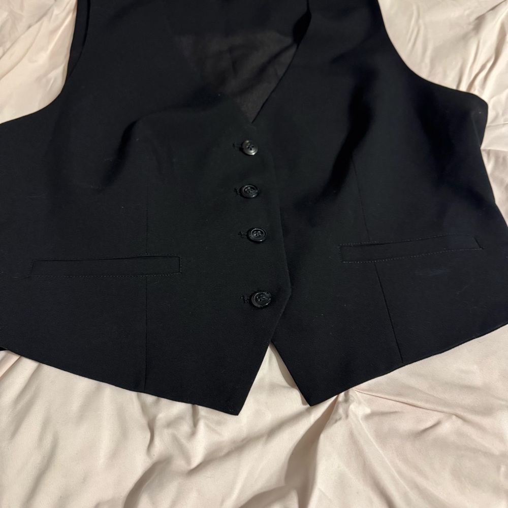 LOWEST PRICE ✨ Good American Suited Black Vest - Picture 2 of 10
